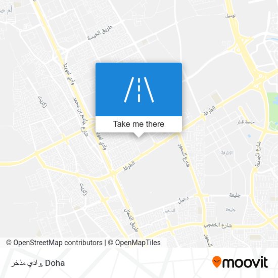 وادي مذخر map