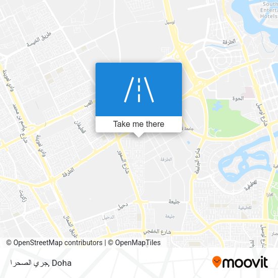 جري الصحرا map