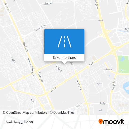 روضة الشعلا map