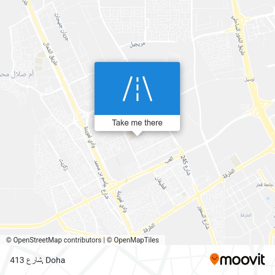 شارع 413 map