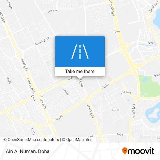 Ain Al Numan map
