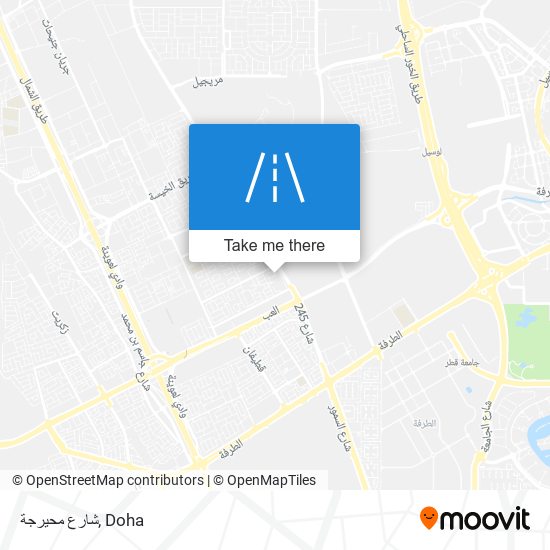 شارع محيرجة map