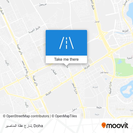شارع عقلة المناصير map