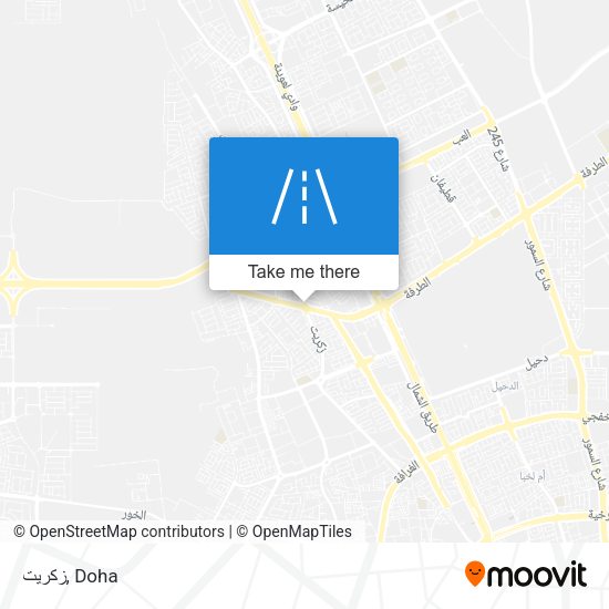 زكريت map