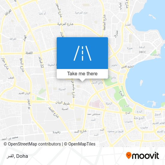 القمر map