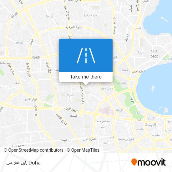ابن الفارض map