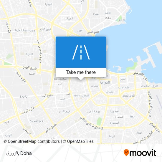 الزورق map