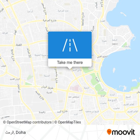 الرمث map