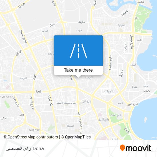 راس القصاصير map