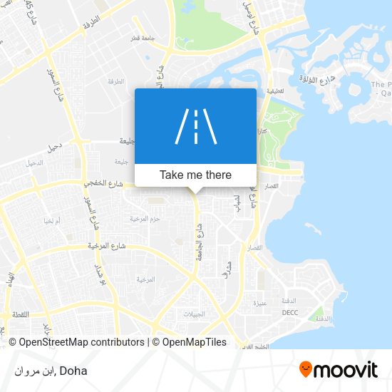 ابن مروان map