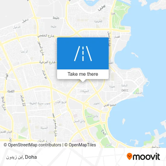 ابن زيدون map