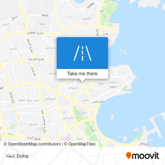 البغلة map