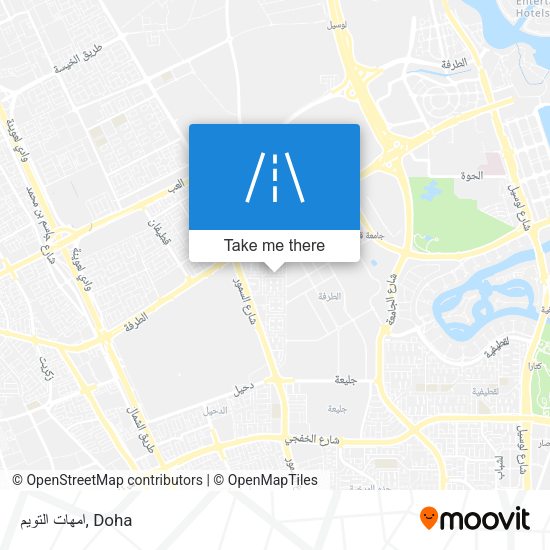 امهات التويم map