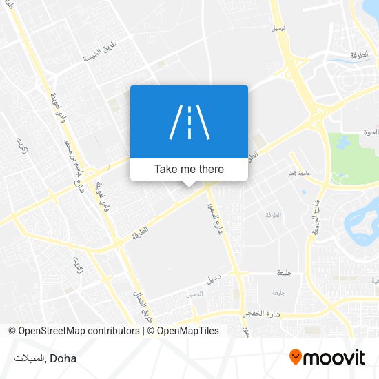 المنيلات map