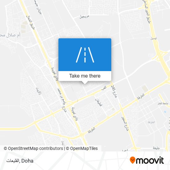 القليعات map