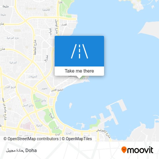 حادة مجيبل map