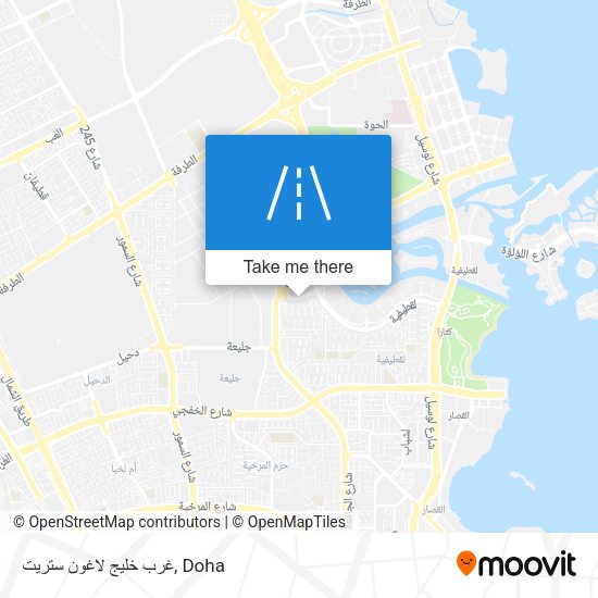 غرب خليج لاغون ستريت map