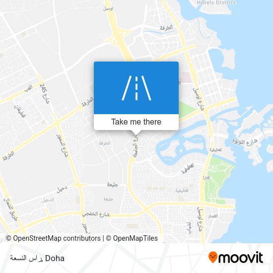 راس النسعة map