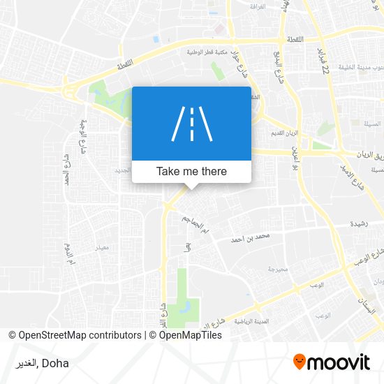 الغدير map