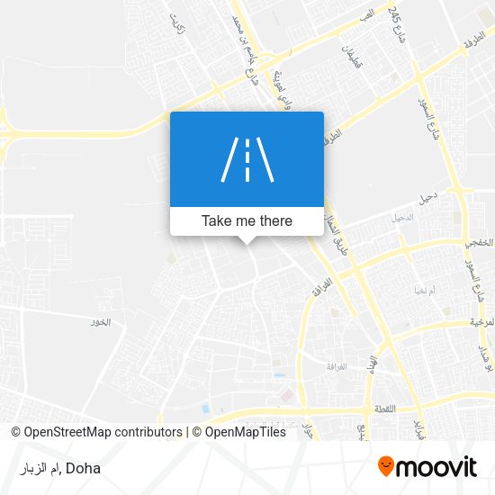 ام الزبار map
