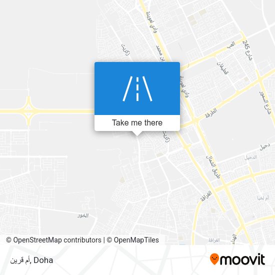 أم قرين map