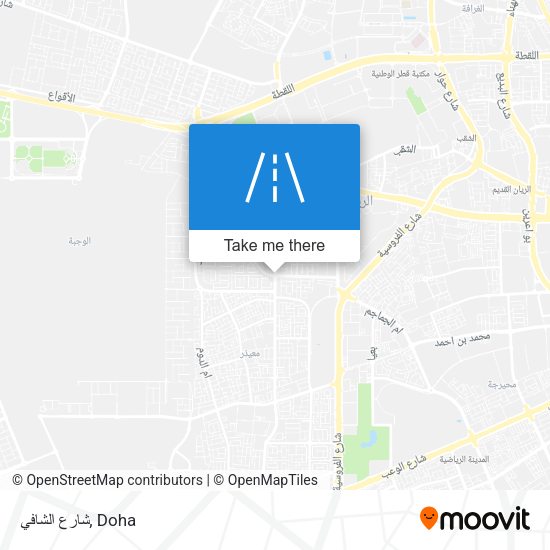 شارع الشافي map