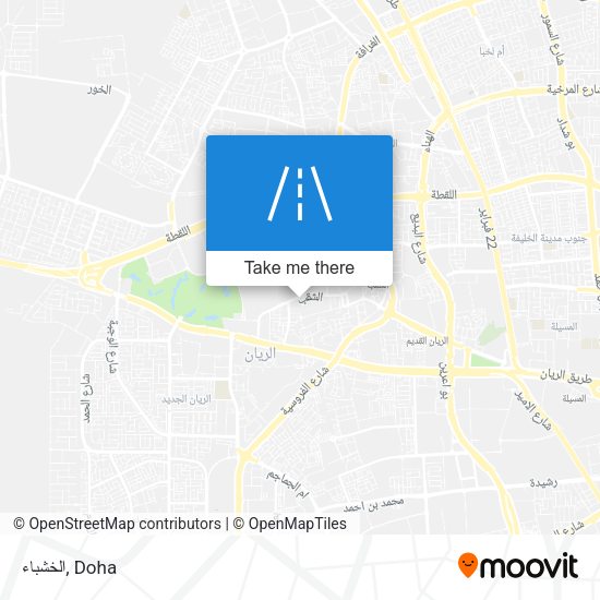 الخشباء map