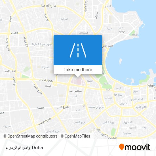 وادي ام الرمرام map