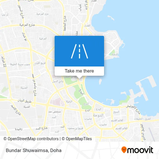 Bundar Shuwaimsa map