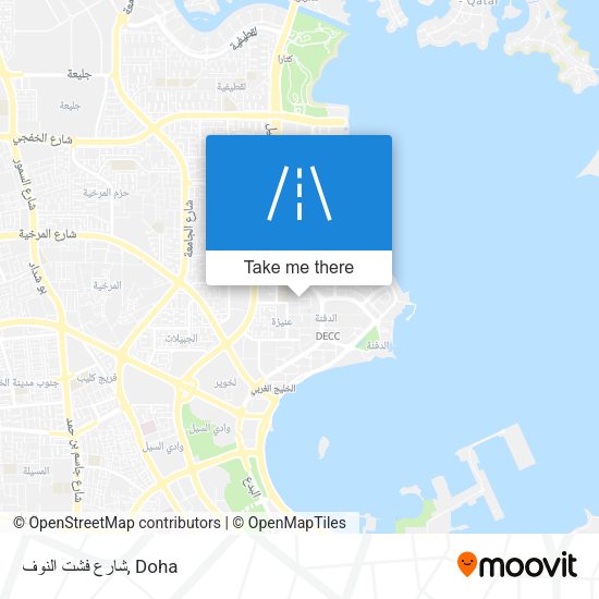 شارع فشت النوف map