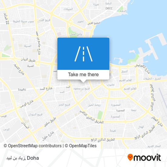 زياد بن لبيد map