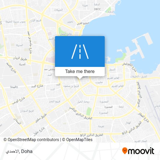 الاحمدي map