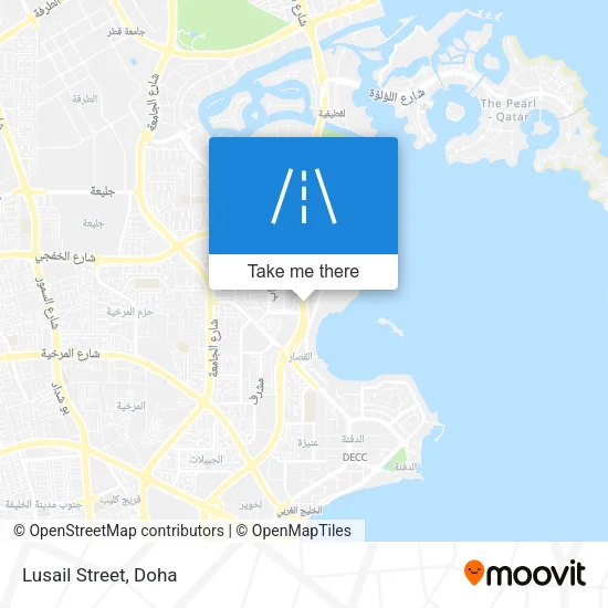 Lusail Street map