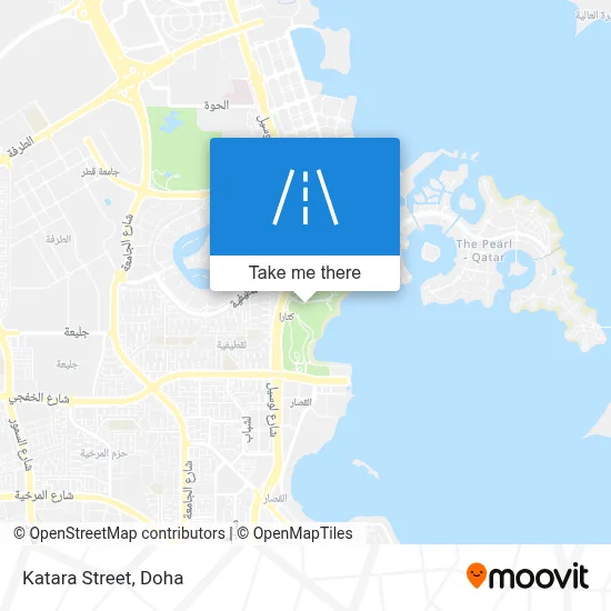 Katara Street map