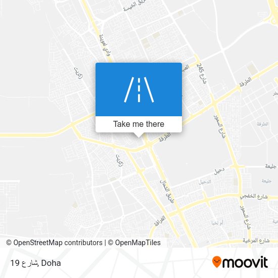 شارع 19 map