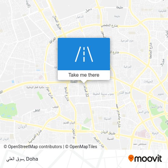 سوق العلي map