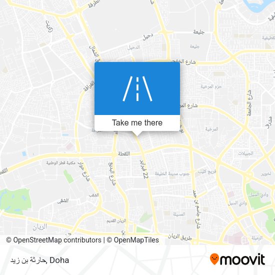 حارثة بن زيد map