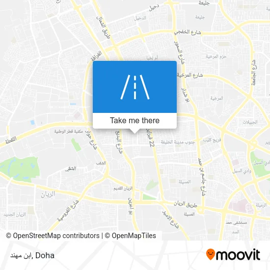 ابن مهند map