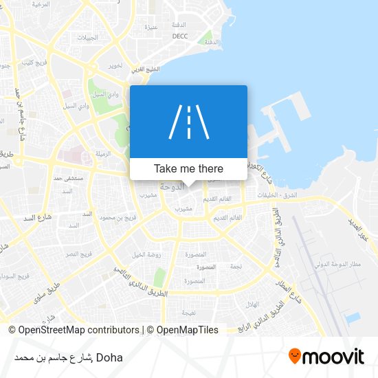 شارع جاسم بن محمد map