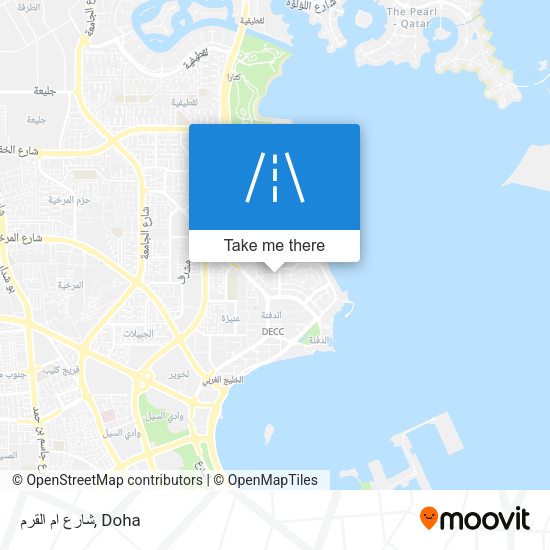 شارع ام القرم map