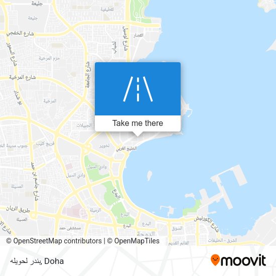 بندر لحويله map