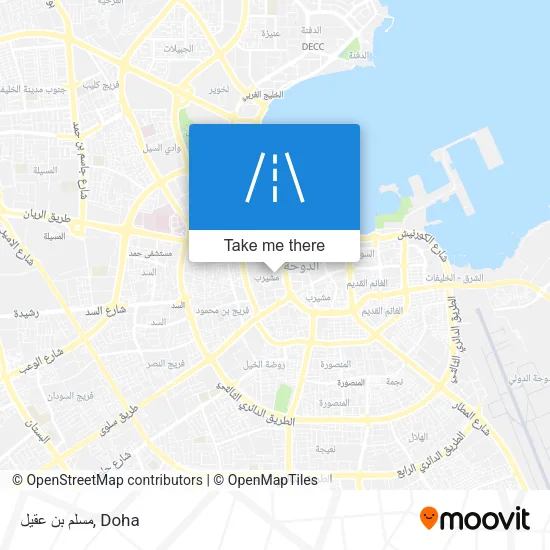 مسلم بن عقيل map