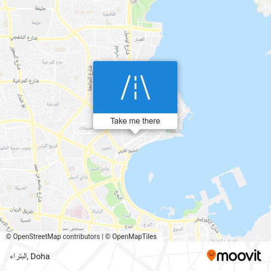 البتراء map