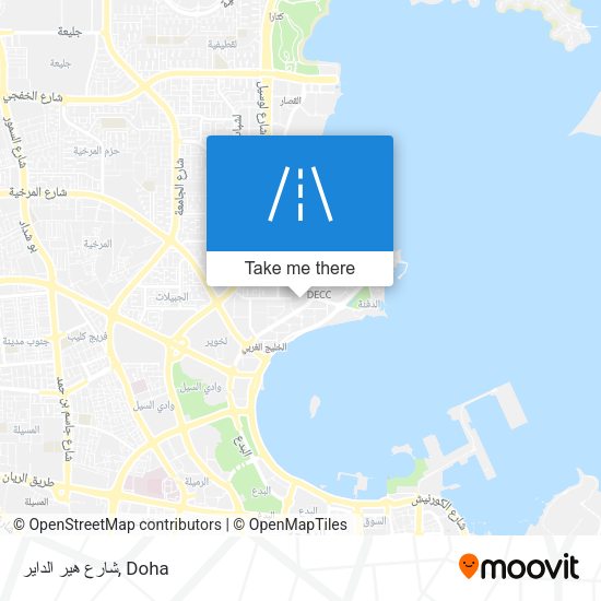 شارع هير الداير map