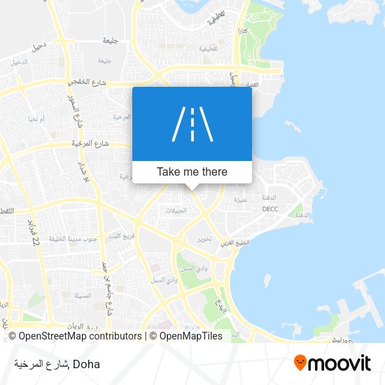 شارع المرخية map