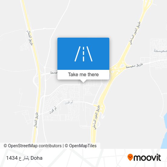 شارع 1434 map