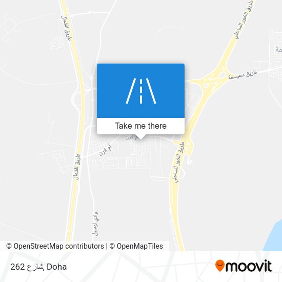 شارع 262 map