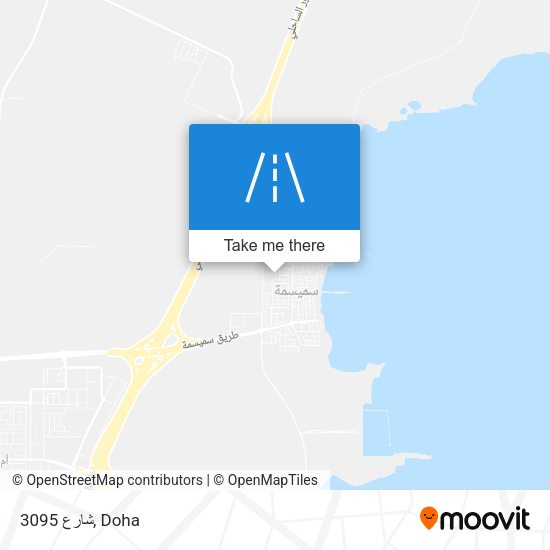 شارع 3095 map