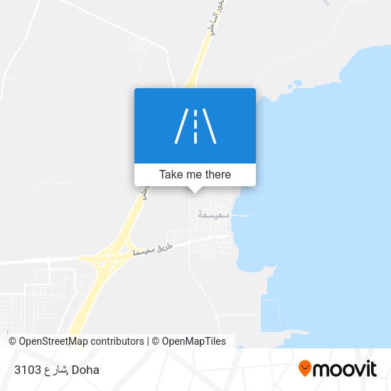 شارع 3103 map