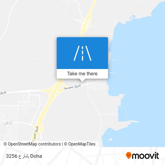 شارع 3256 map